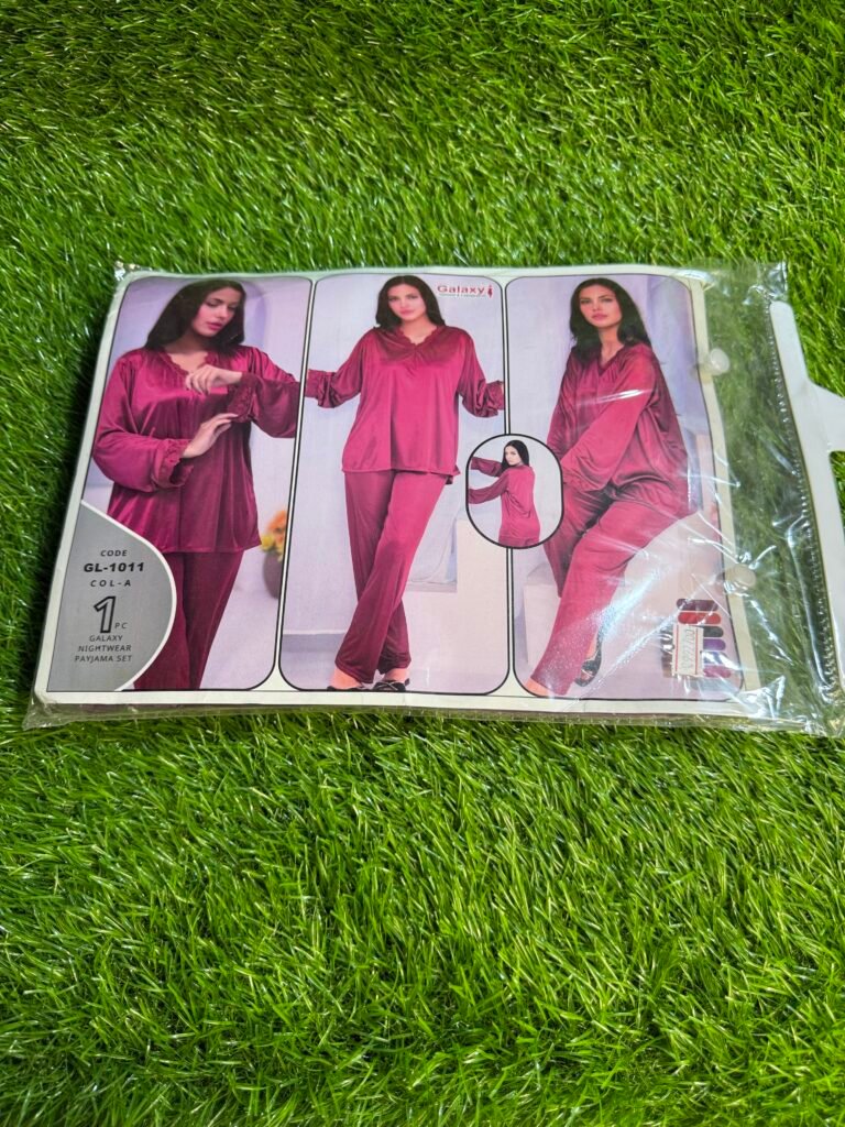 Galaxy Women's Nightwear satin/silk-style fabric