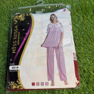 MISS NISSA Women's Nightwear / Pajama Set