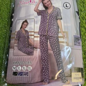 Flourish® Women's Nightwear Button-Down Pajama Set