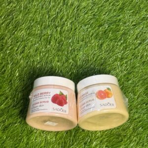 SADOER "ORANGE EXFOLIATING SCRUB."