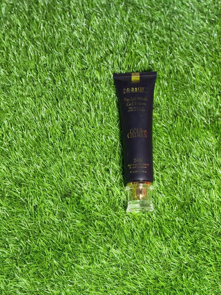 "DR·RASHEL®". "Facial Wash Gel Foam" "With Real Gold Atoms & Collagen"