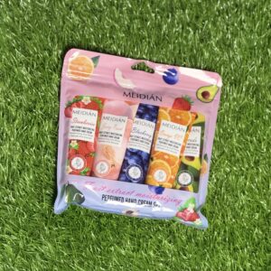 "MEIDIÁN" "Fruit extract moisturizing PERFUMED HAND CREAM SET".