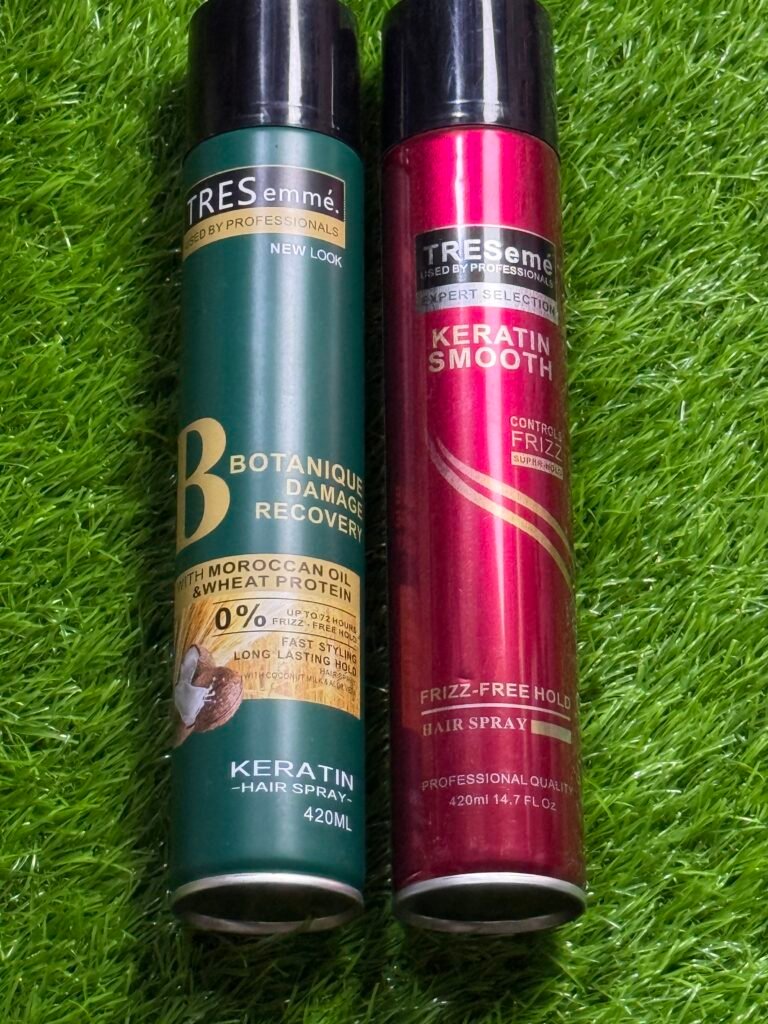 TRESemmé® FRIZZ-FREE HOLD, FAST STYLING, and LONG LASTING HOLD. HAIR SPRAY
