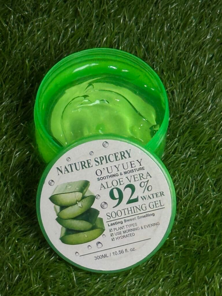 NATURE SPICERY / O'UYUEY HYDRATED ALOE VERA GEL JAR