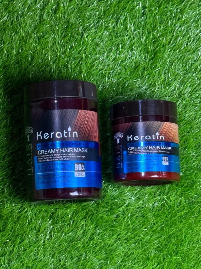 "Keratin" "MOISTURIZING & SMOOTH" "CREAMY HAIR MASK" 500ml / 1000ml