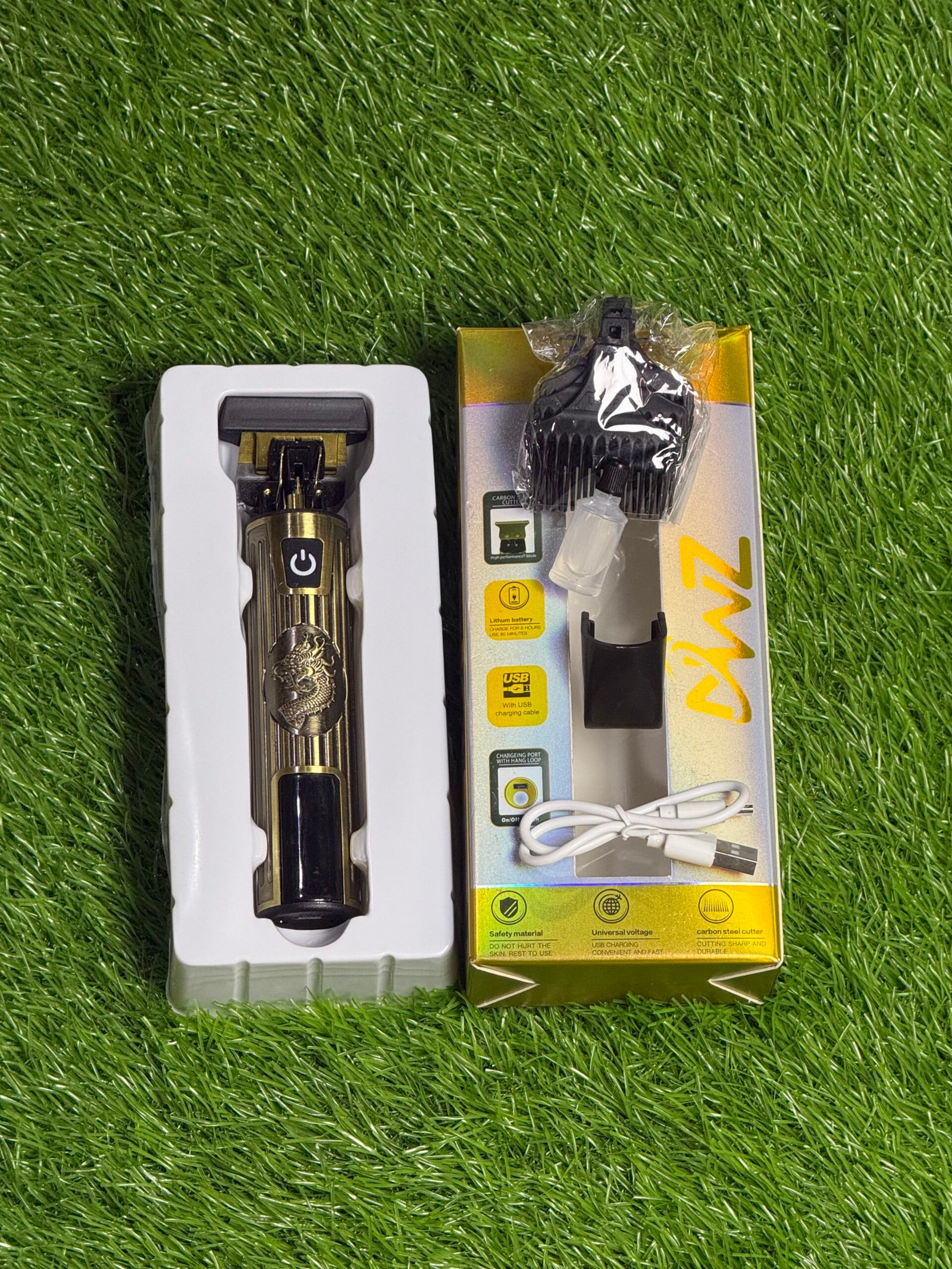 Professional Vintage Dragon Hair & Beard Trimmer (With LCD Display) MACHINE - Image 7