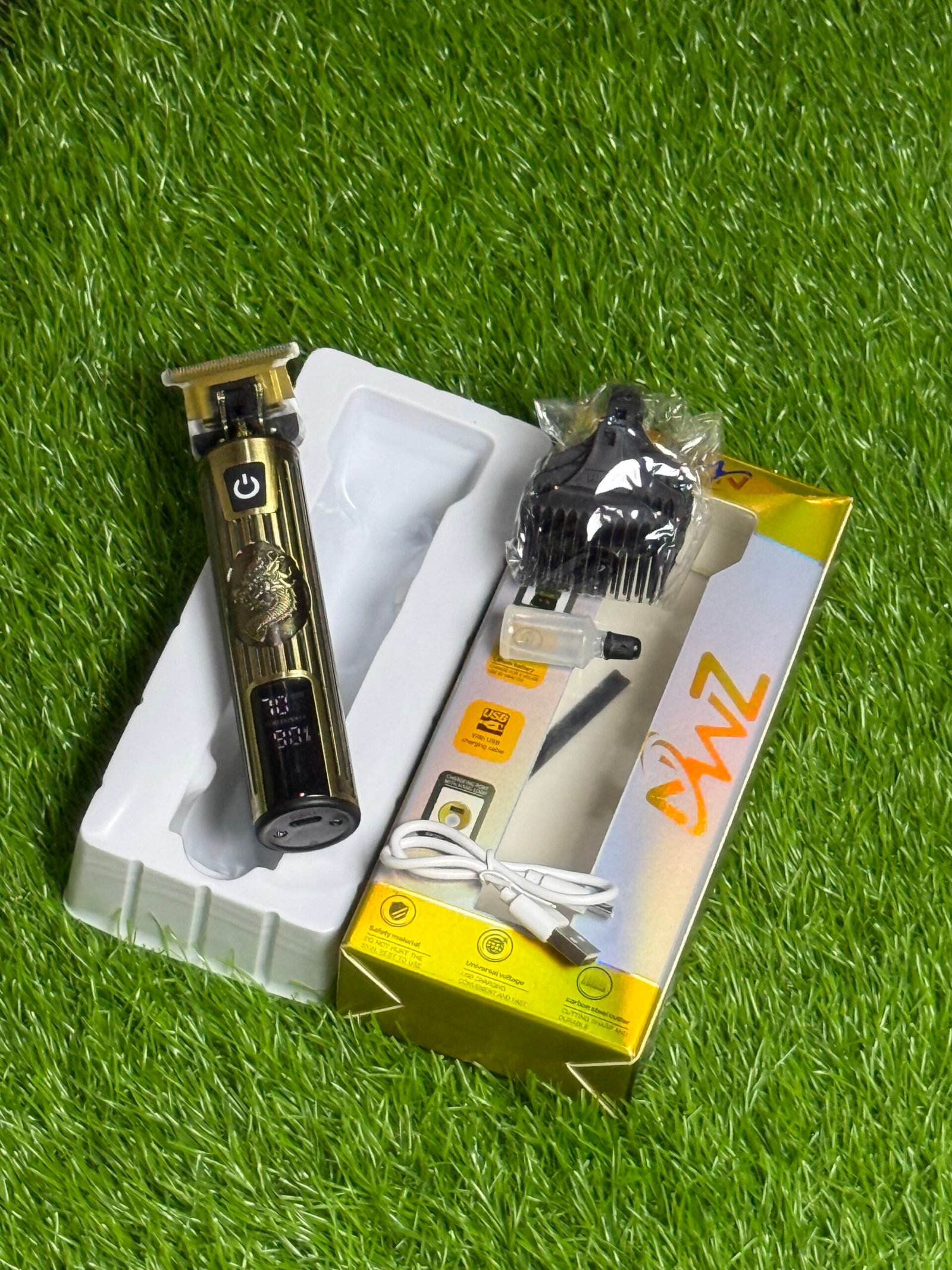 Professional Vintage Dragon Hair & Beard Trimmer (With LCD Display) MACHINE - Image 4
