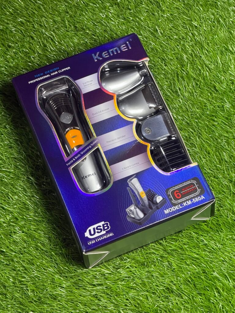 Kemei Multi-Functional Facial & Body Grooming System (Model: KM-580A)