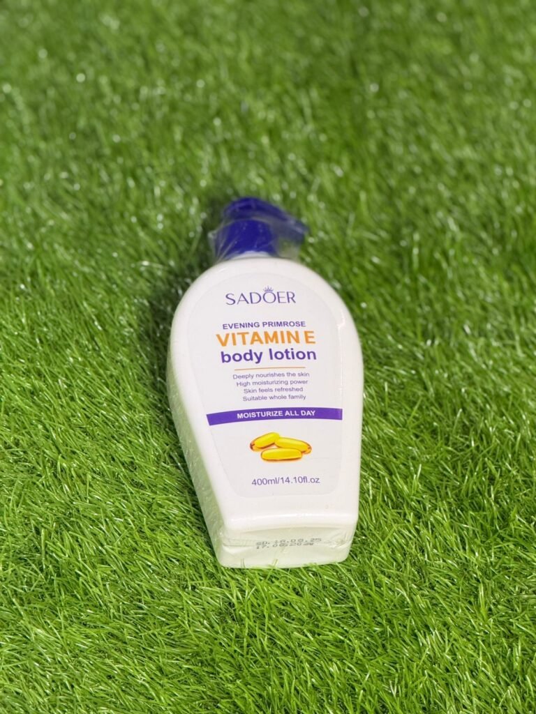 SADOER "EVENING PRIMROSE VITAMIN E body lotion".