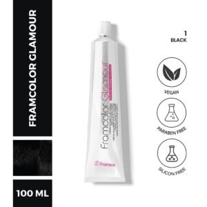 FRAMESI GLAMOUR 1.0 NERO BLACK HAIR COLOR