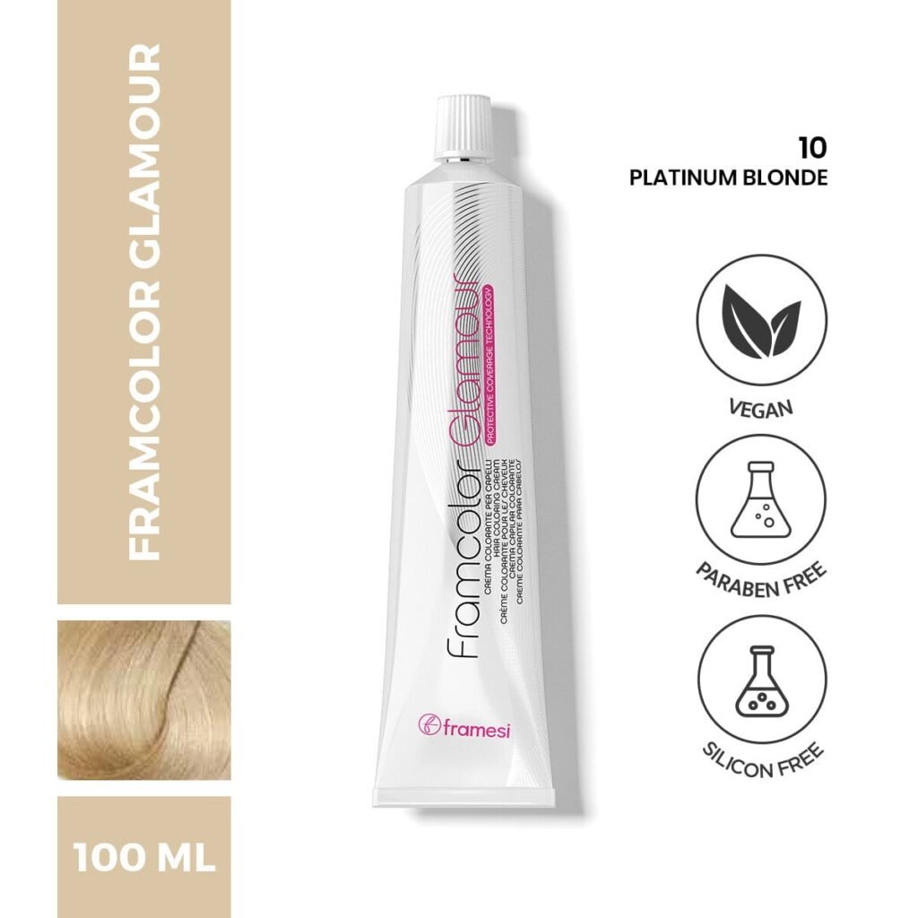 FRAMESI GLAMOUR 10.0 BIONDO PLATINUM BLONDE HAIR COLOR