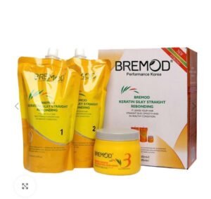 Bremod Keratin Silky Straight Rebonding Kit + HAIR MASK 800ML
