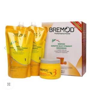 Bremod Keratin Silky Straight Rebonding Kit + HAIR MASK 800ML