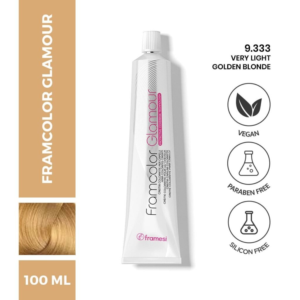 FRAMESI GLAMOUR 9.33 VERY LIGHT GOLDEN BLONDE HAIR COLOR