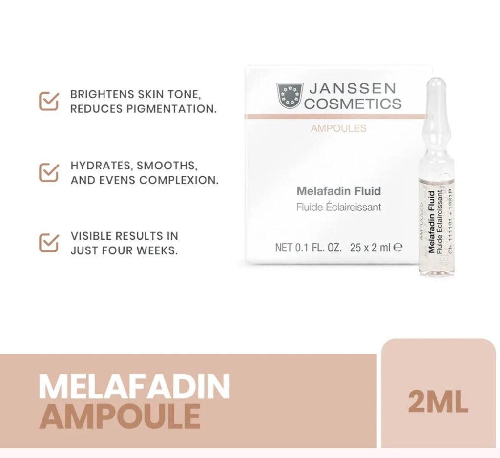 Janssen Cosmetics Melafadin Fluid Ampoule. 2ml