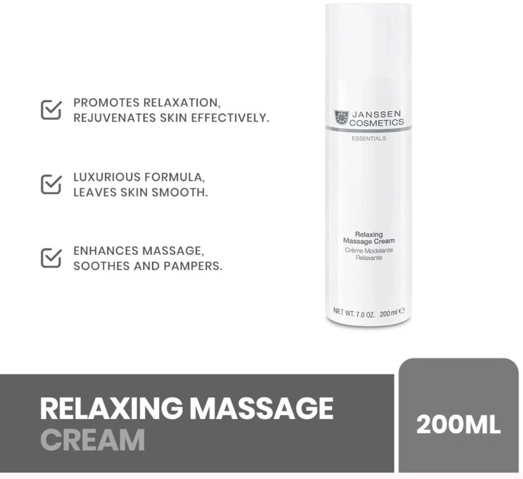 Janssen Cosmetics Essentials Relaxing Massage Cream. 200ml