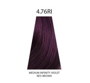 KEUNE TINTA 4.76 MEDIUM INFINITY VIOLET RED BROWN HAIRCOLOR