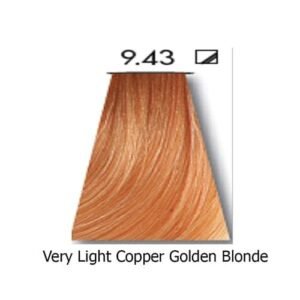 KEUNE TINTA 9.43  VERY LIGHT COPPER GOLDEN BLONDE HAIRCOLOR