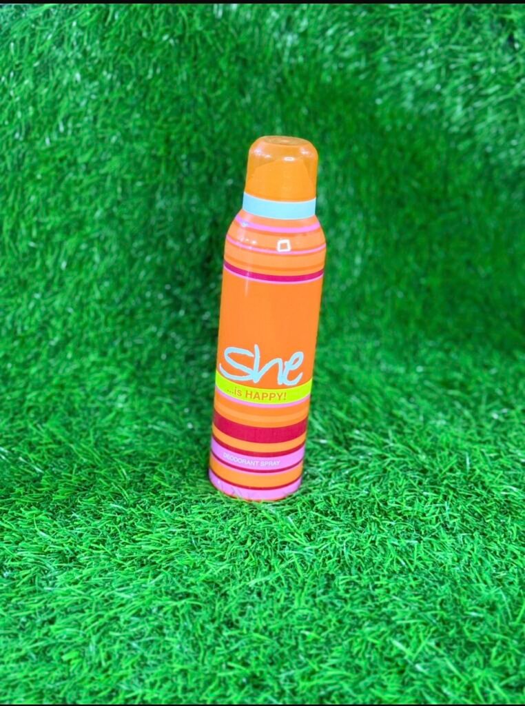 She is happy body spray