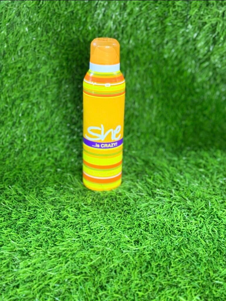 She is crazy body spray