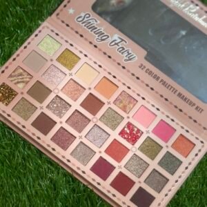 Colourful rainbow nude eyeshadow palette