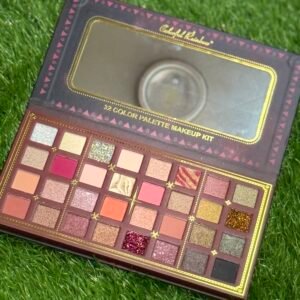 Colourful rainbow nude eyeshadow palette