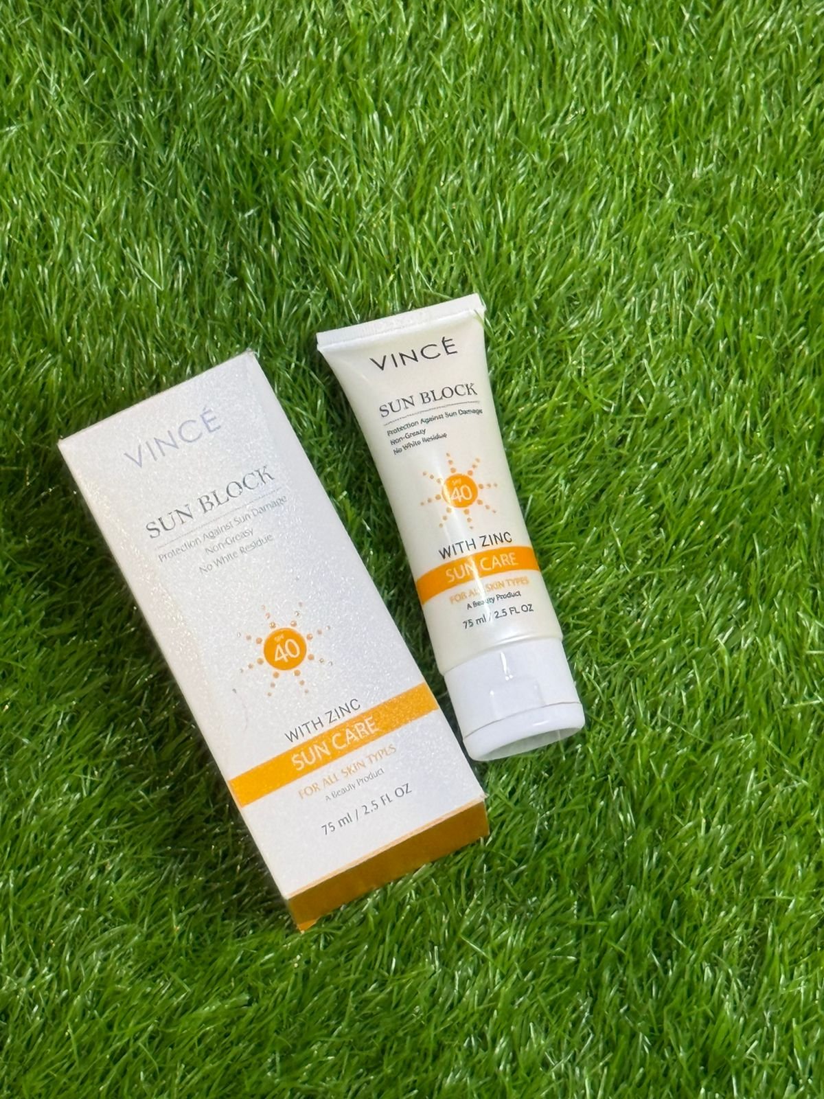 Vince Sun Block SPF 40 with Zinc. - Image 2