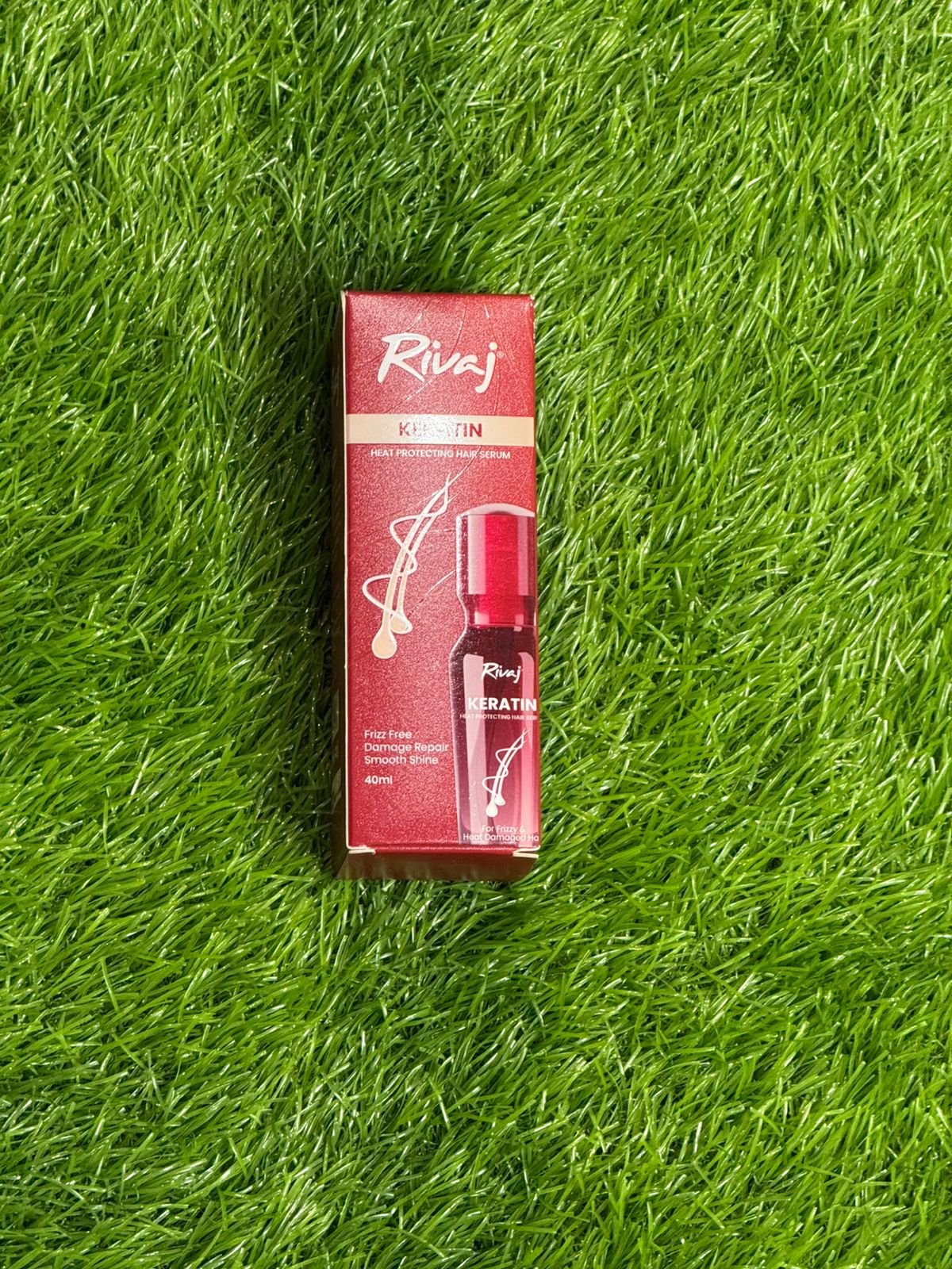 Rivaj Keratin Heat Protecting Hair Serum (40ml). - Image 2