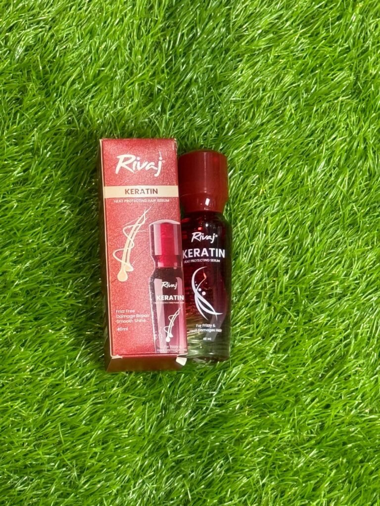 Rivaj Keratin Heat Protecting Hair Serum (40ml).