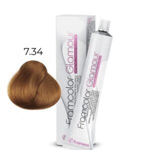 FRAMESI GLAMOUR 7.34 MEDIUM GOLDEN COPPERY BLONDE HAIRCOLOR