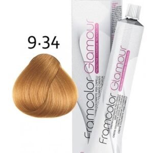 FRAMESI GLAMOUR 9.34 VERY LIGHT GOLDEN COPPERY BLONDE HAIRCOLOR