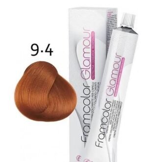 FRAMESI GLAMOUR 9.4 VERY LIGHT AUBURN BLONDE HAIRCOLOR