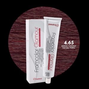 FRAMESI 4.65 MEDIUM CHESTNUT NATURAL PURPLE HAIRCOLOR