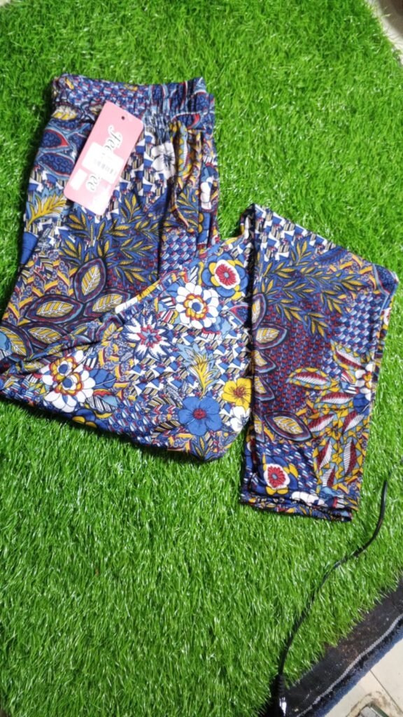 Pajama pants trousers jersey fabric
