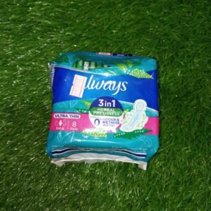Always Sanitary Pads 3in1 Herbal Freshness 8 Pads