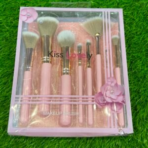 Kiss Lovely Makeup Brush 8PC Set