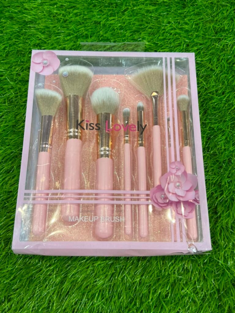 Kiss Lovely Makeup Brush 8PC Set