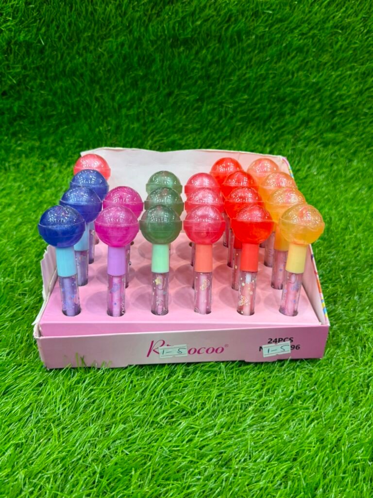 Ri-socoo Lollipop-shaped Lip Gloss / Lip Tint set