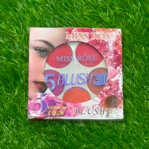 Miss Rose 5-Color 3D Blush & Highlighter Palette