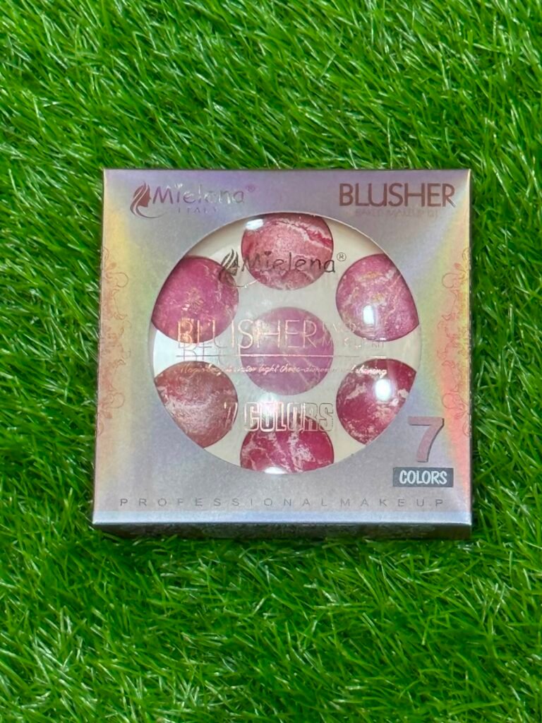 Mielena Italy 7-Colors Baked Blusher Palette