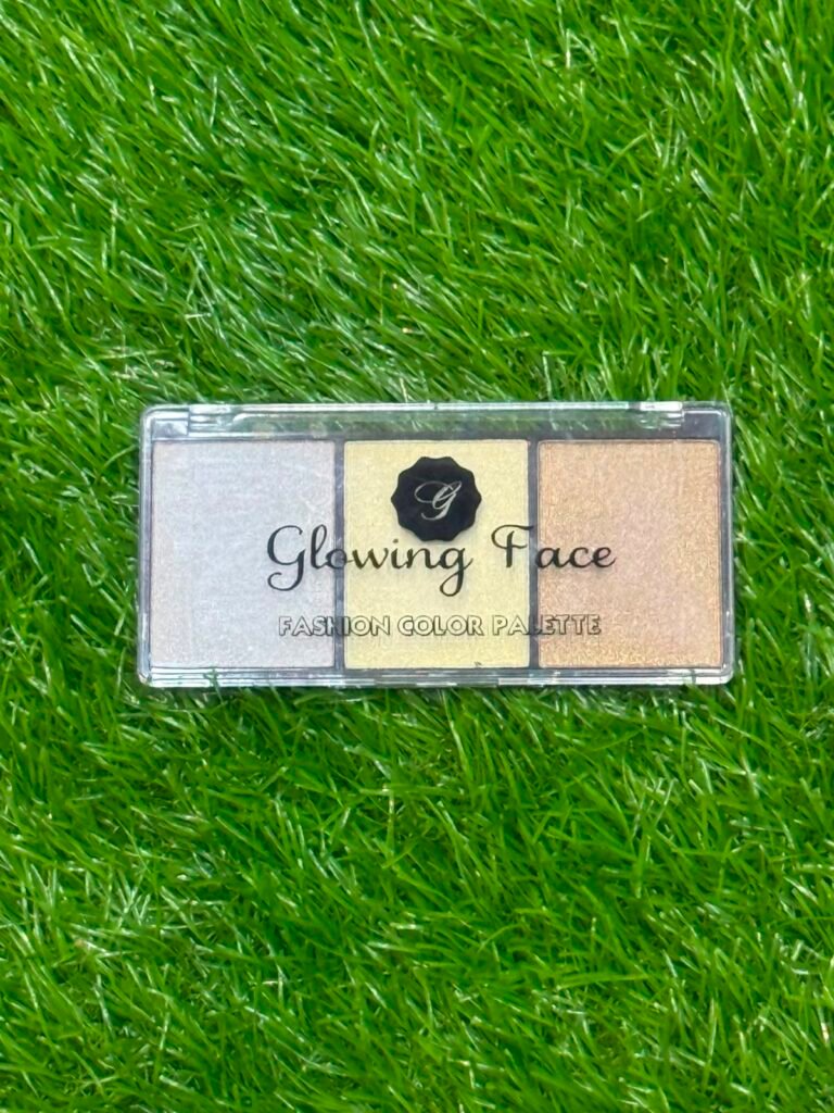 Glowing Face Fashion Color Palette Highliter