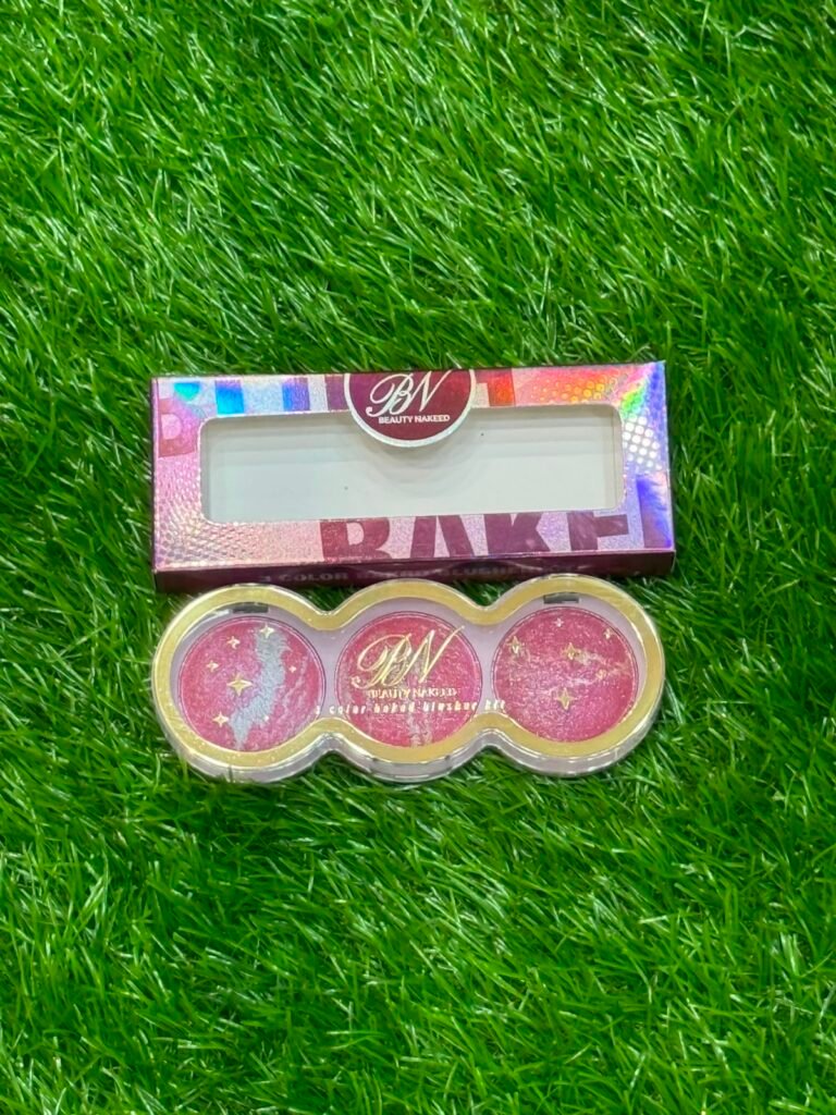 BN Beauty Nakeed 3 Color Baked Blusher Kit