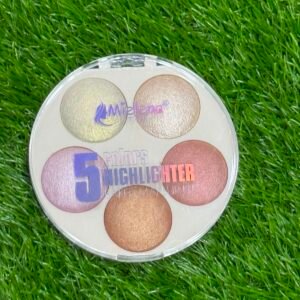 Mielena 5 Colors Highlighter Palette.