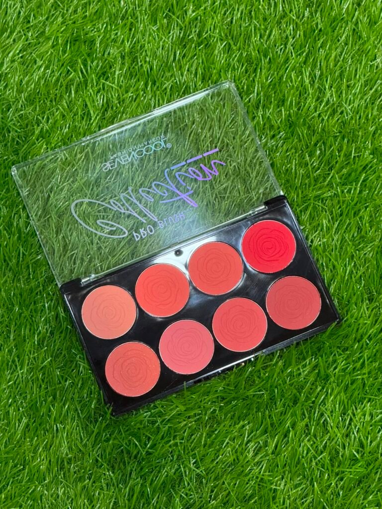 Seven Cool "Pro Blush" Collection 6-color palette
