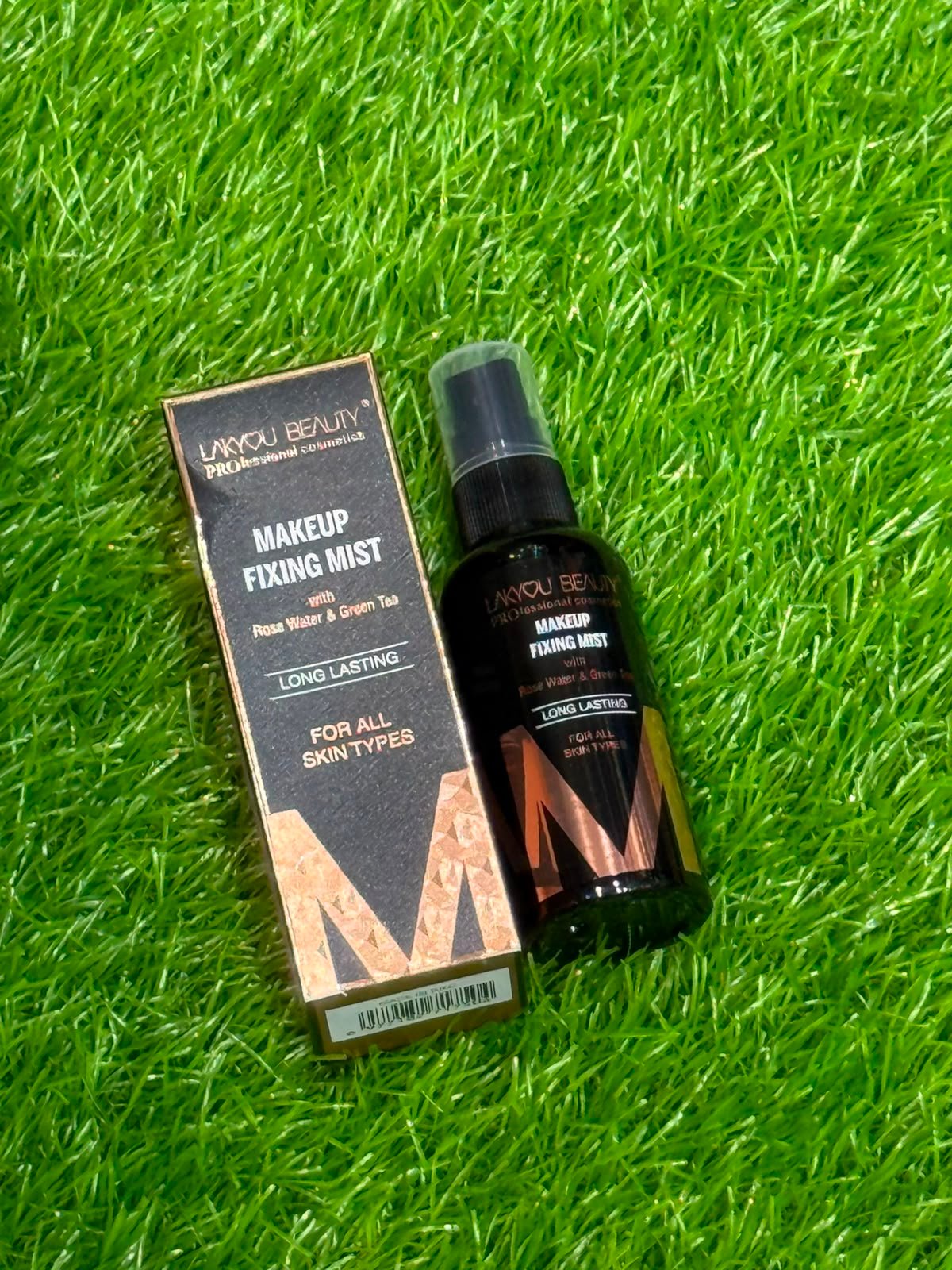 Lakyou Beauty Makeup Fixing Mist with Rose Water & Green Tea - Image 4