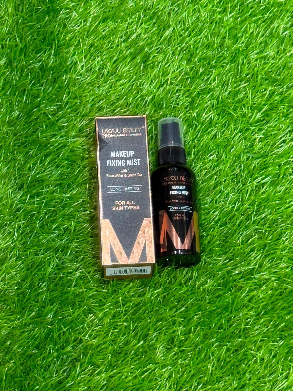 Lakyou Beauty Makeup Fixing Mist with Rose Water & Green Tea - Image 6