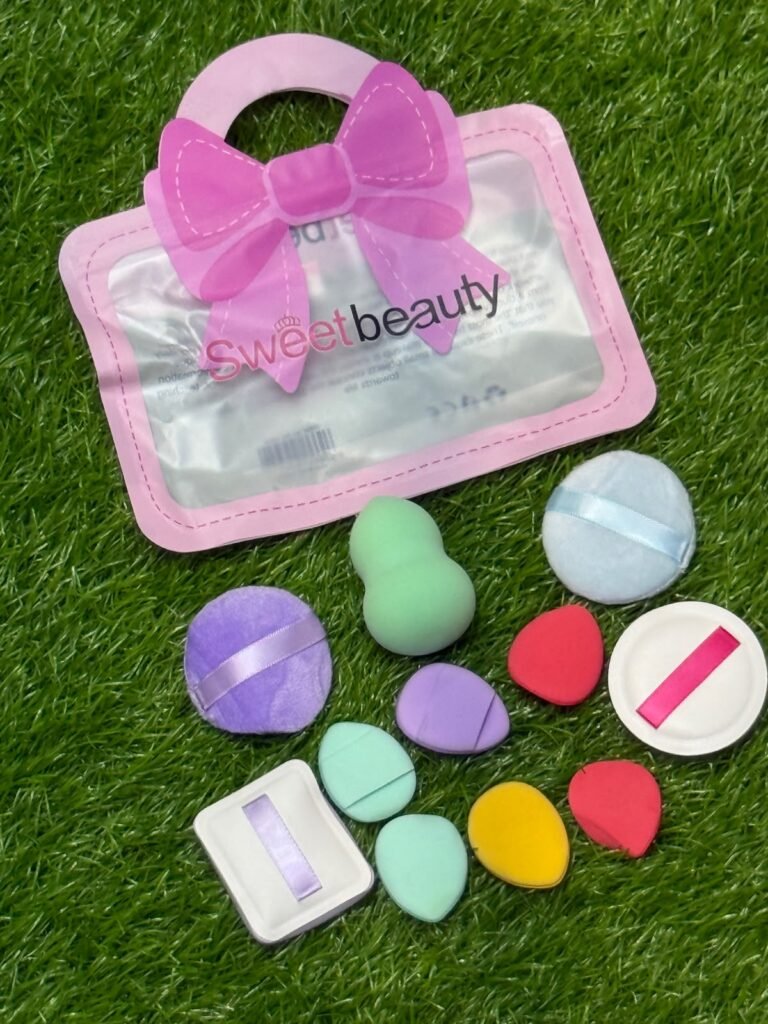 Sweet Beauty Makeup Sponge & Powder Puff Collection Kit