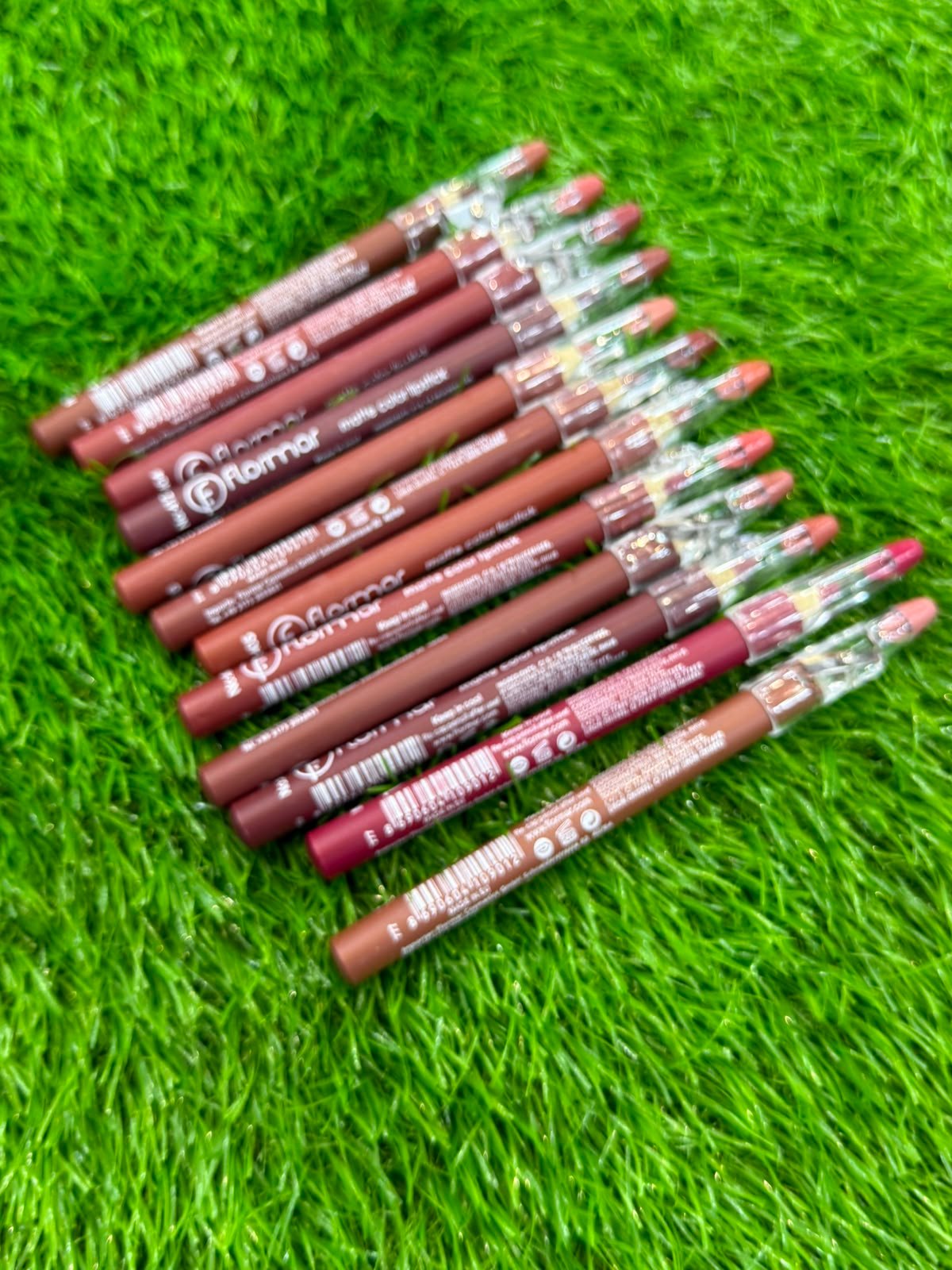 Flormar Nude Waterproof lip pencils / lip liners 12 pieces - Image 3