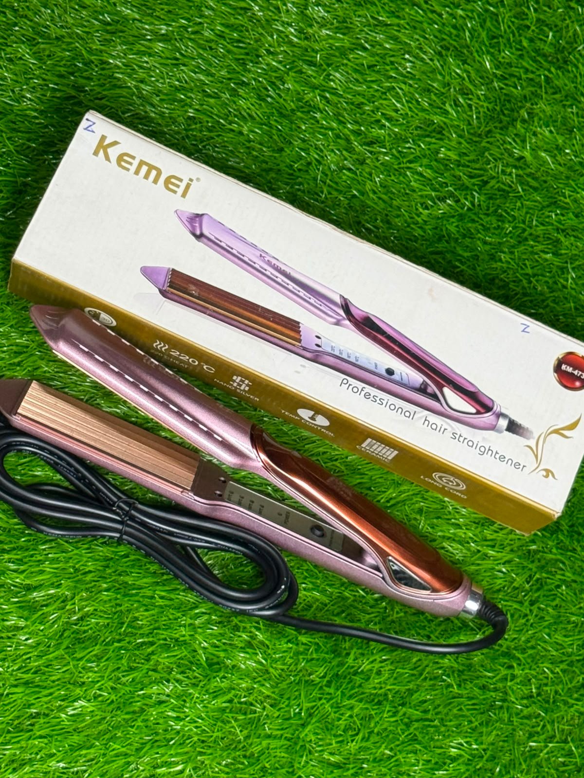Kemei Professional Hair Straightener iiron (Model KM-473) - Image 2