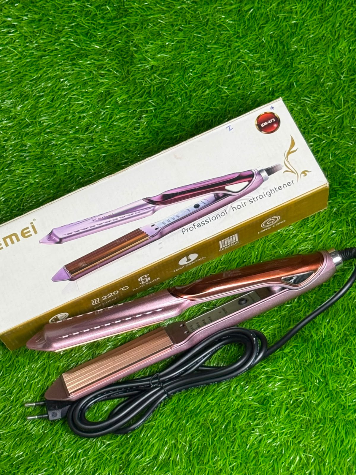 Kemei Professional Hair Straightener iiron (Model KM-473) - Image 6